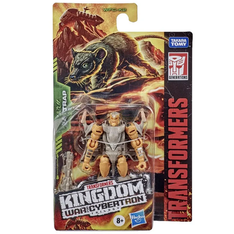 

Hasbro Transformers Kingdom Generations Cybertron Beast War Core Class Wfc-K2 Rattrap Desformation Autobots Robot Adult Kids Toy
