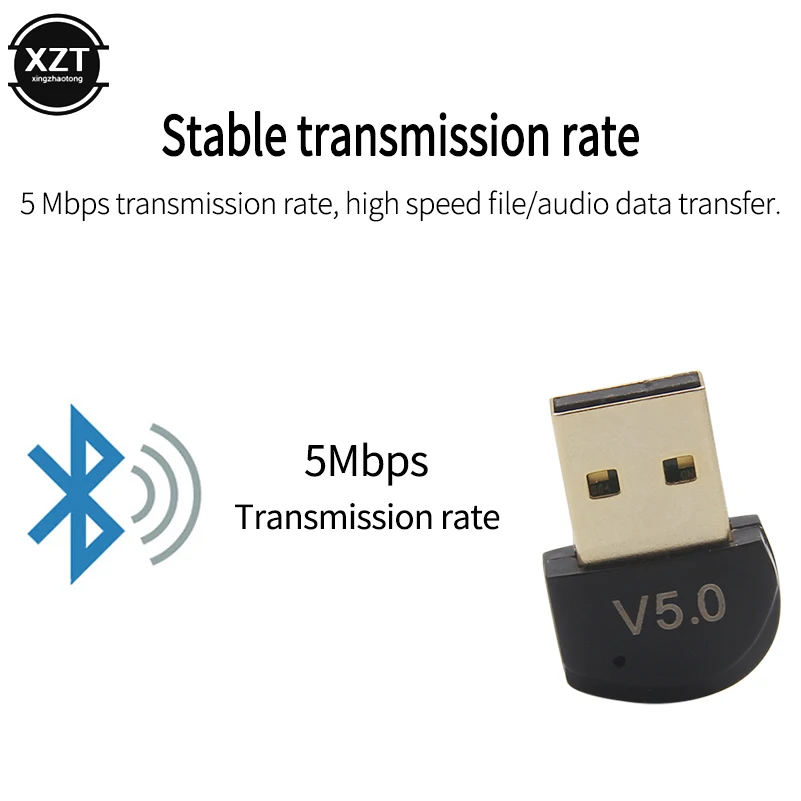 Мини V5.0 USB Bluetooth 5 0 беспроводной адаптер приемник передатчик приемный Ключ Музыка
