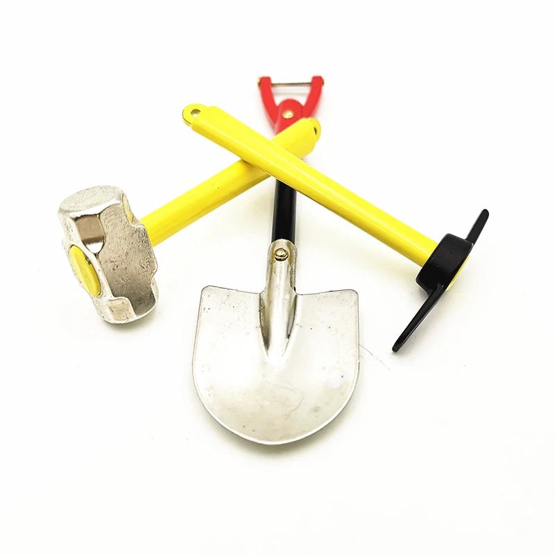 Набор из трех модельных мотыгов для моделирования автомобиля металлическая мини