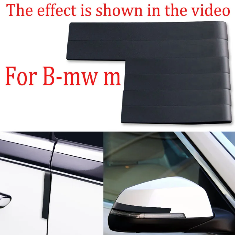 

6Pcs Car door anti-collision strip sticker side body Protection Guards Buffer Trim For BMW M E46 E39 E60 E36 F30 E92 E87 M4 2 X5