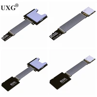 micro sd tf memory card kit sd male to sd female extension soft uhs2 uhs iii flexible flat cablefpc cable extender 10cm 30cm 1m
