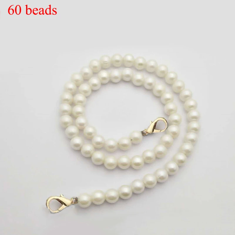 

Pearl Strap for Bags Handbag Handles DIY purse Replacement Long Beaded Chain for shoulder Bag straps Pearl Belt