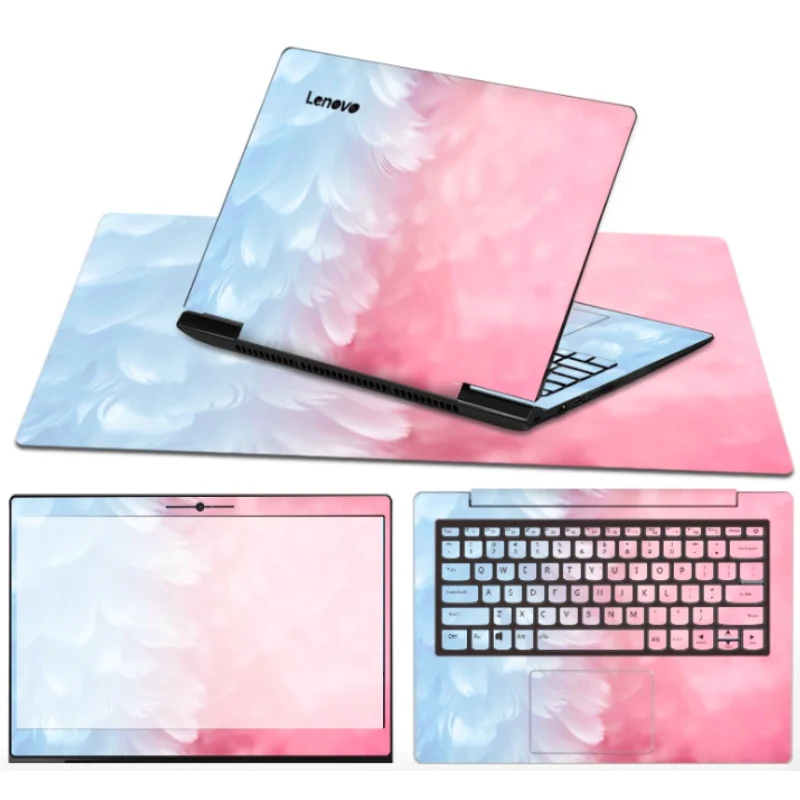 Красивая трехсторонняя наклейка для ноутбука Dell / Lenovo MacBook /Acer/HP/Asus/Alienware/наклейка