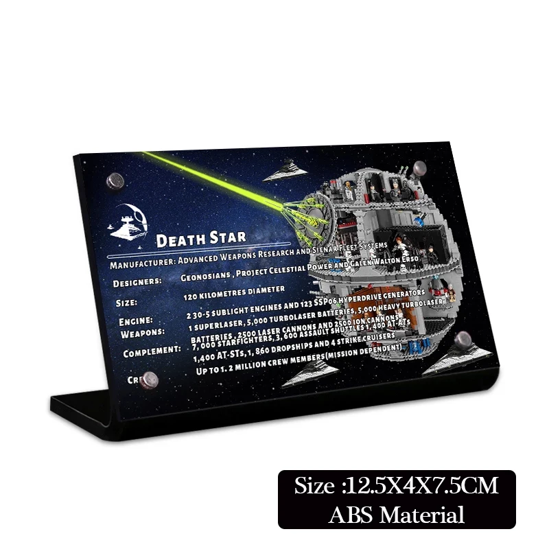 

The Acrylic Display Stand Brand For 75159 Deathed Star Star Toys Educational Building Blocks Diy Bricks Xmas Gift For Kids