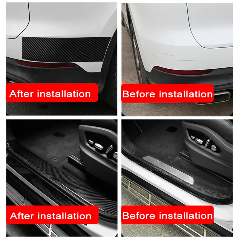 2 @ # наклейки на двери автомобиля протектор бампера автомобильные аксессуары для