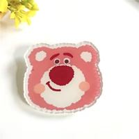 hot selling starry dew brooch strawber cartoon brooch 1pcs acrylic pin anime badge for decoration on t shirt coat backpack scarf