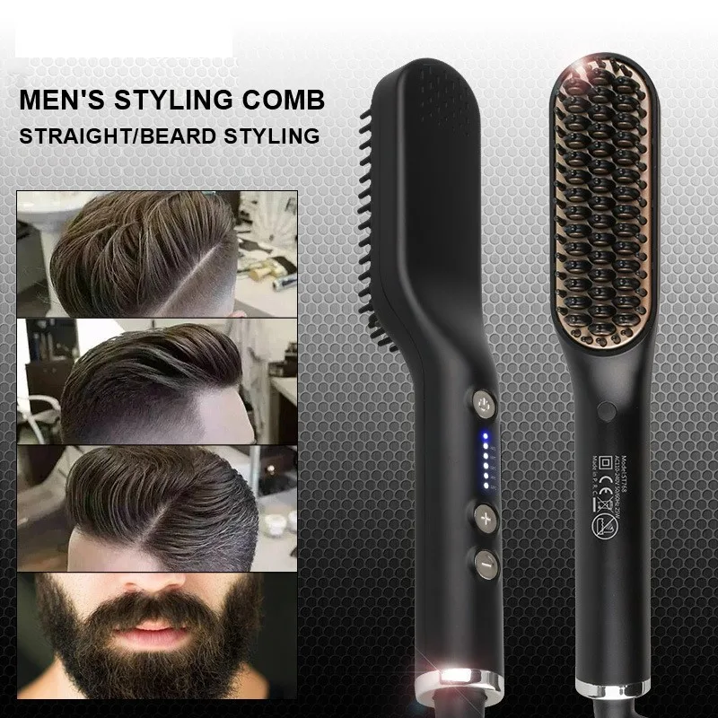 Многофункциональная расческа для волос укладки выпрямления завивки обогрева