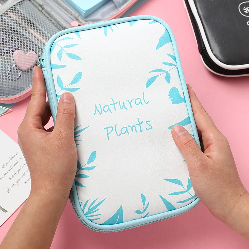 Большой большой кожаный чехол-карандаш для девочек и мальчиков милая школьная