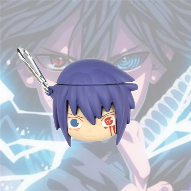 Чехол для наушников с 3D рисунком Наруто мягкий силиконовый чехол Airpods pro / 1/2