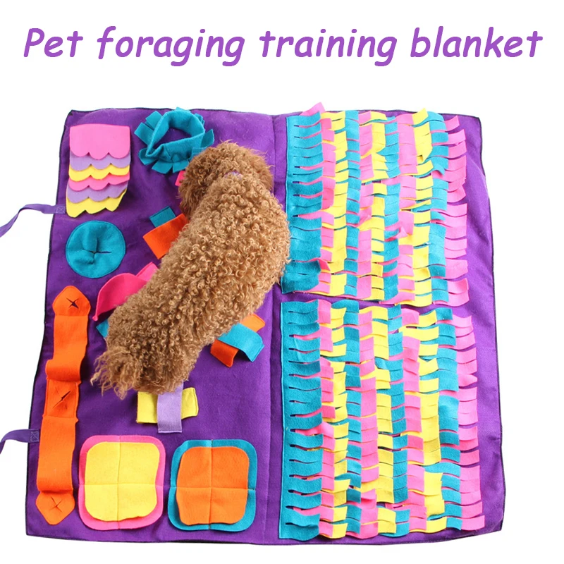 

Нескользящее портативное эргономичное моющееся одеяло для дрессировки питомцев, съемная игрушка-пазл для собак маленьких и больших собак ...