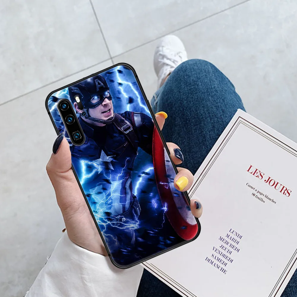 

Hero America Captains Phone Case Cover For Samsung Galaxy A7 8 10 20 20e 21 30 30S 31 41 50 50S 51 70 71 91 black Shell 3D Funda