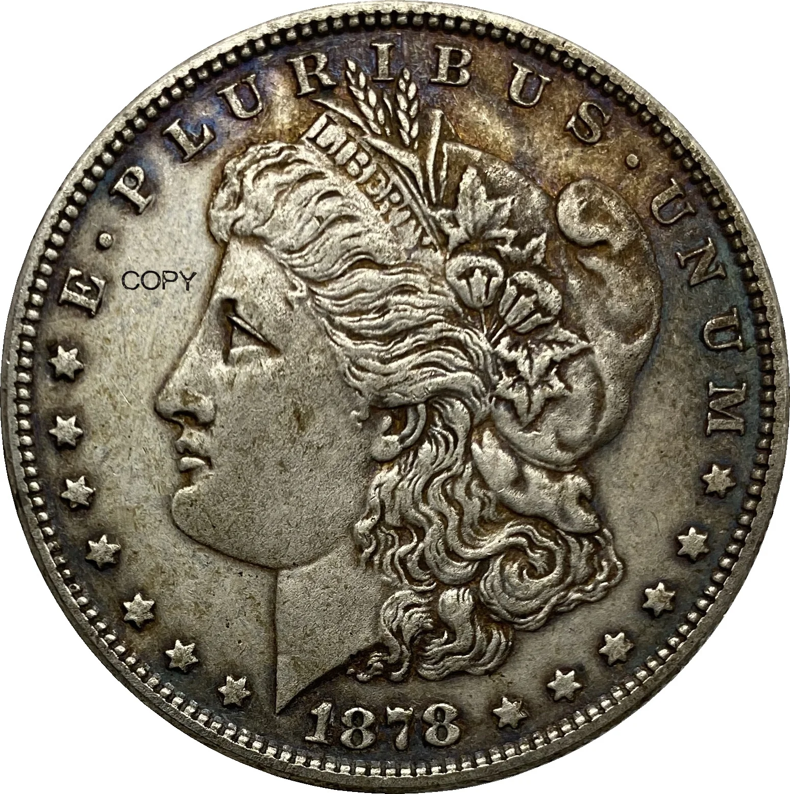 

Соединенные Штаты 1878 куб. См Морган один доллар США Монета купроникель Серебряный Морган Серебряная монета доллор