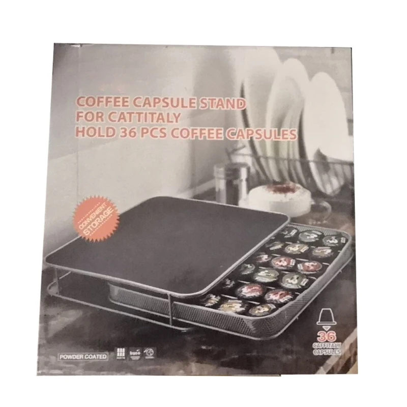 

85LC Coffee Machine Base Coffee Capsule Storage Drawer Organizer Holder Box for Cafe