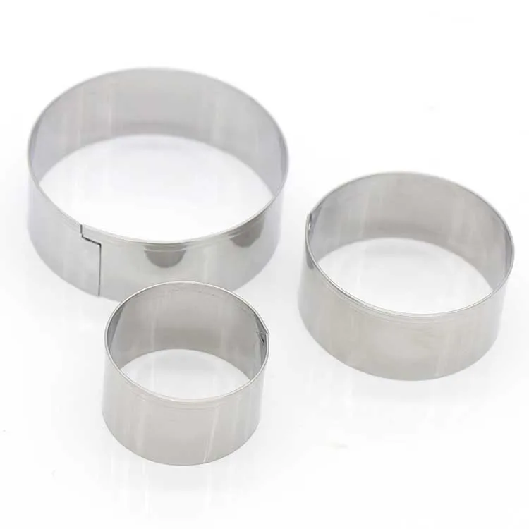 3 шт./компл. круглая форма для хлеба из нержавеющей стали мини мусса колец