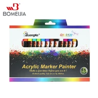 12182436 colors 0 7mm acrylic paint marker pen art marker for ceramic rock glass porcelain mug wood fabric canvas painting