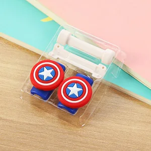 Captain Милый мультфильм USB зарядное устройство для сматывания кабеля защитный чехол для наушников шнур рукав провода крышка линии передачи данных протектор для iphone 7 8 плюс - Цвет: Captain