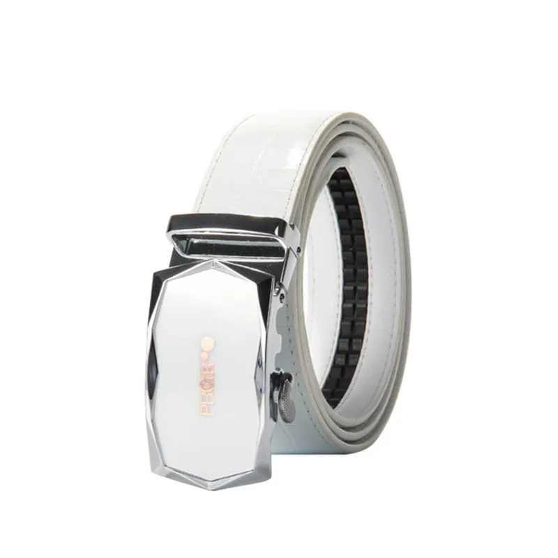 Новый PRGR автоматическая пряжка клюшки для гольфа ремень кожи с тиснением под