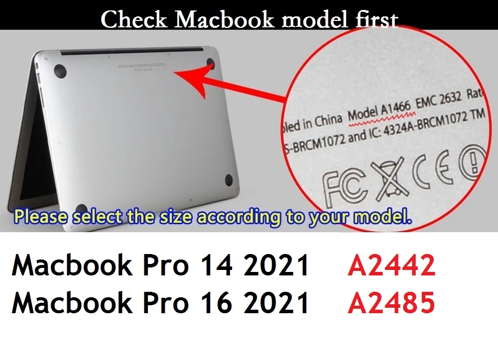 Чехол для ноутбука Macbook Pro 14 16 2021 M1 Max A2442 A2485 | Компьютеры и офис