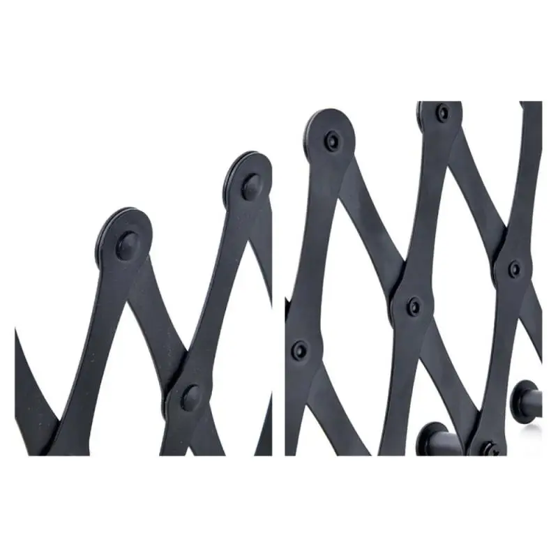 

Rear Door Retractable Stainless Steel Row Hook Punch-free Clothes Hanger Bedroom Bathroom Coat Hook Towel Rack