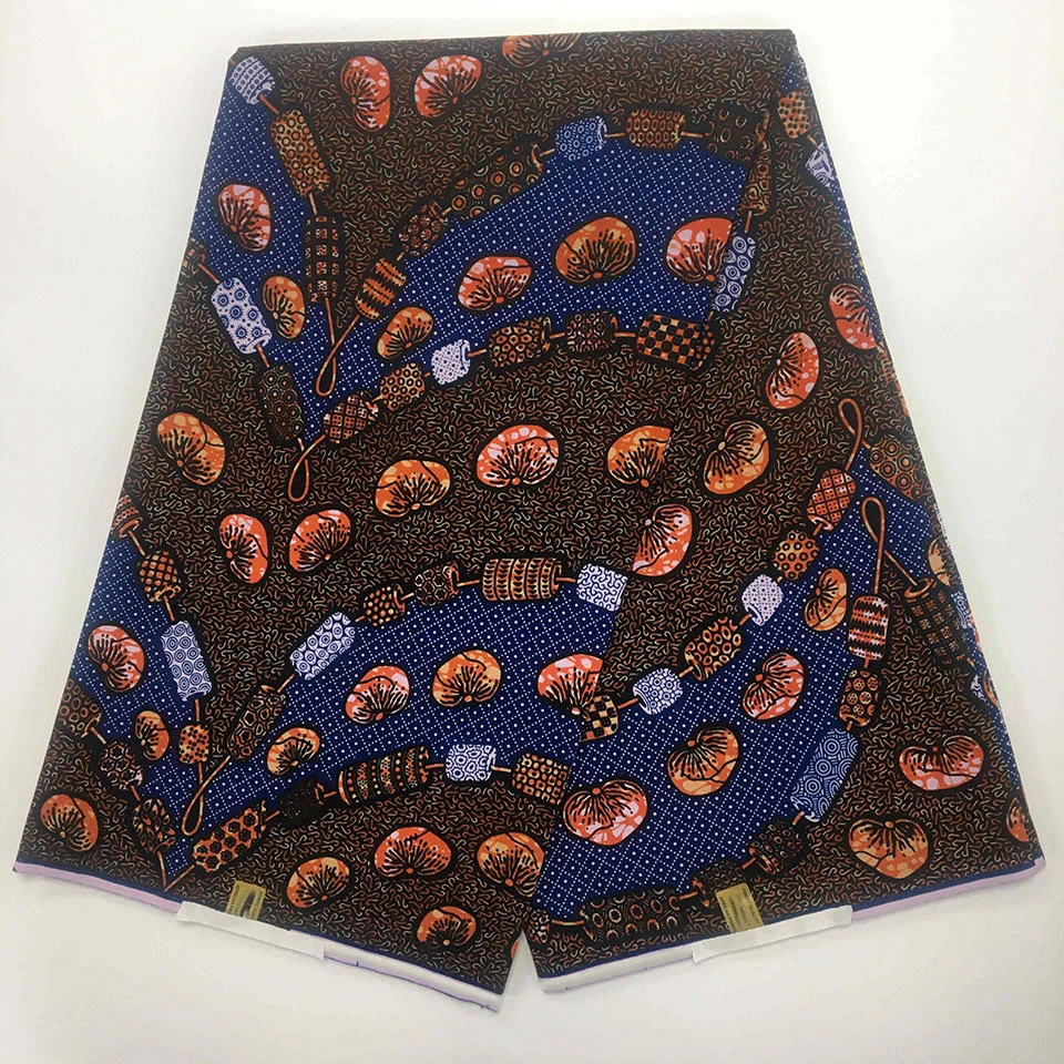 

6 Yards Mitex Wax Print/ African Fabrics Kitenge/Pagnes/Tissues Africain/ Lapa/Chitenge HS-101