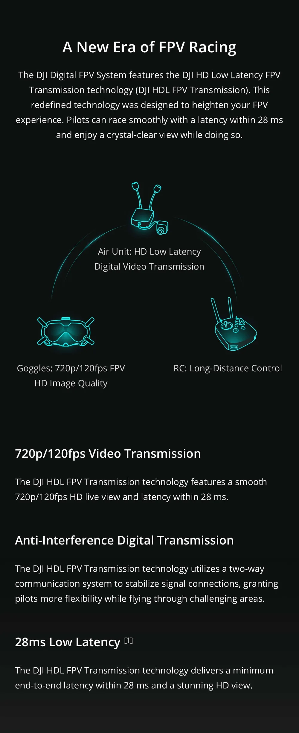 DJI FPV Experience Combo/FPV fly больше комбо включены FPV очки и FPV воздушный блок с новой цифровой системой FPV
