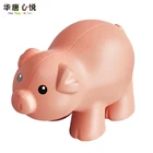 Большой Размеры серии свиньи в виде животных, с милыми и игривая модель игрушка подходит для детей Обучающие строительные блоки развивать интерес подарок