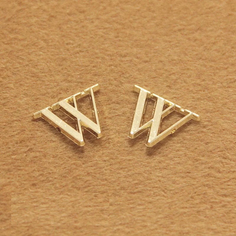 12 шт. декоративные пуговицы с золотыми буквами | Украшения и аксессуары