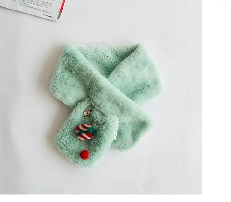 Новый детский шарф плюшевый супер мягкий Рождественский милый комбинезон