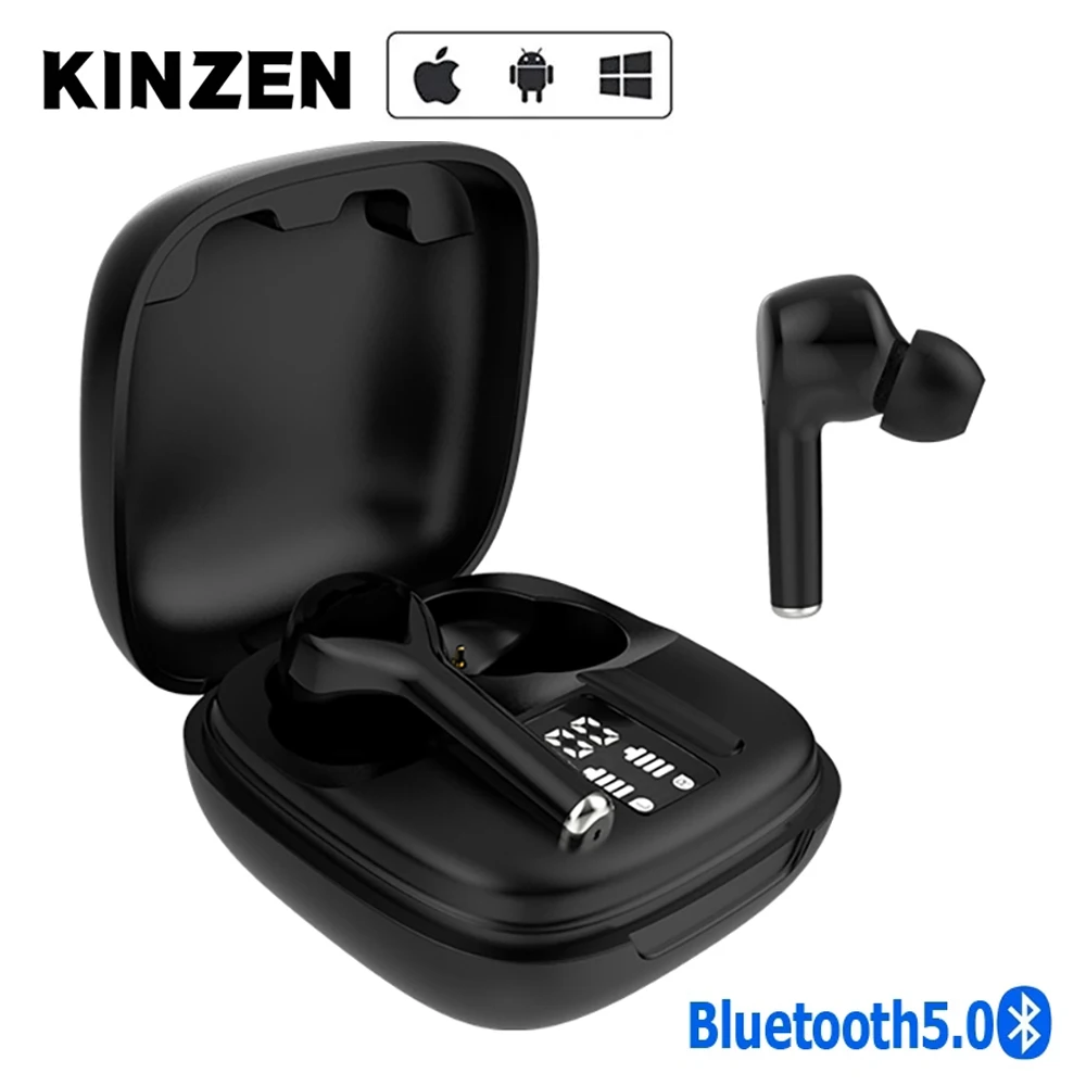 

Bluetooth Earphones TWS 5.0 Wireless Headphones P69 LED Display Earbuds Hifi Stereo Sound Waterproof Suitable for smartphones
