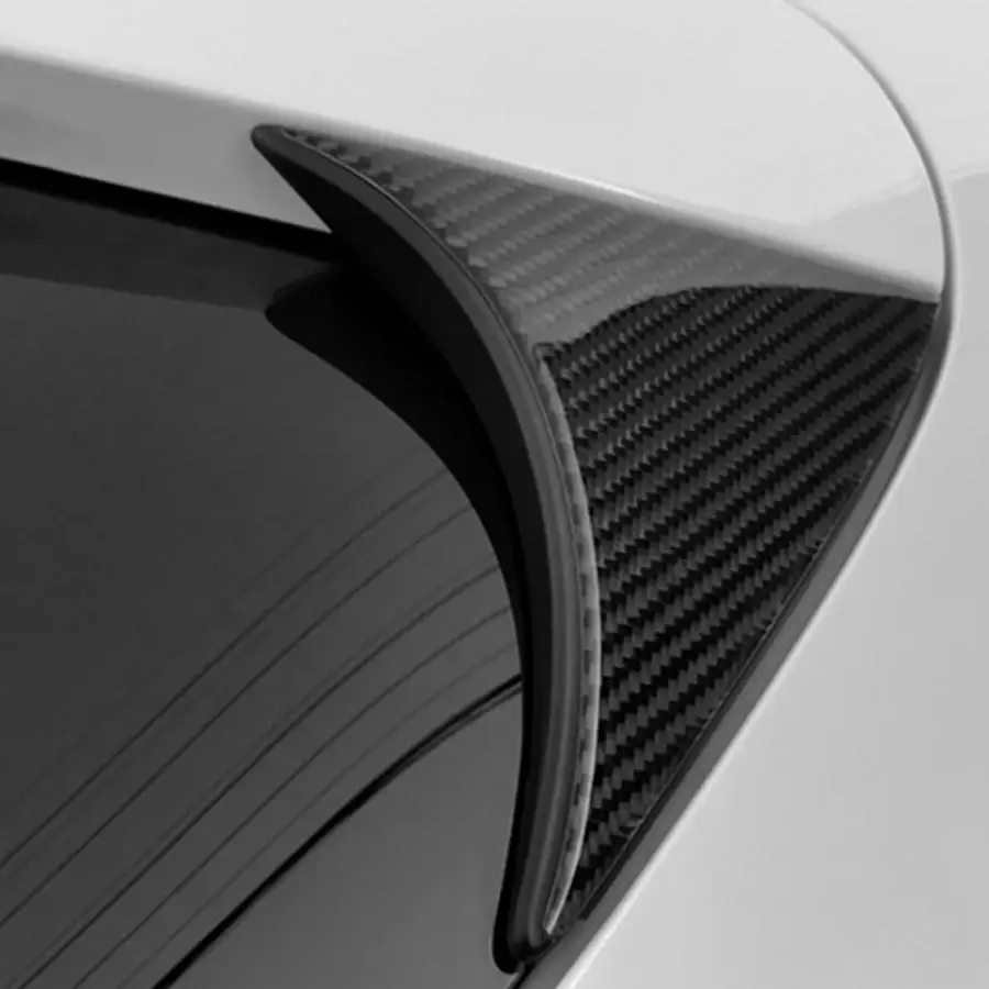 2 шт. задний спойлер из углеродного волокна для боковых крыльев Mazda3 Axela 2014