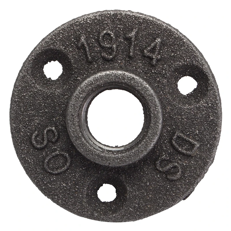 1/2 дюйма черная чугунная труба фитинги напольный фланец BSP резьбовые|Фланцы| |