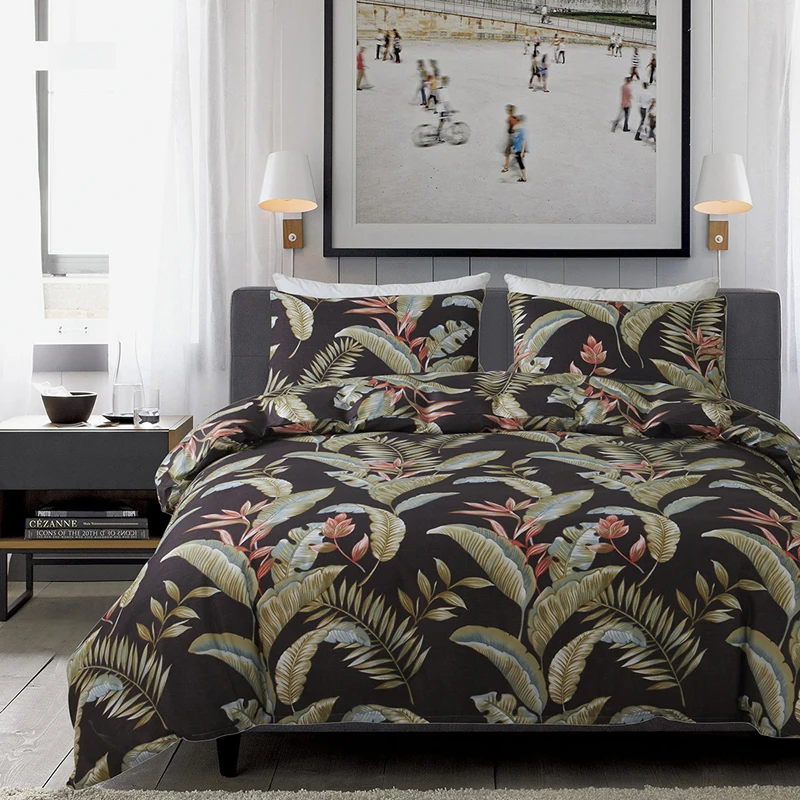 Dolphin Printed Pattern Bedding Set Children Baby Kids Fluffy Princess Bed Cover Duvets Parure De Lit 2 Personnes |