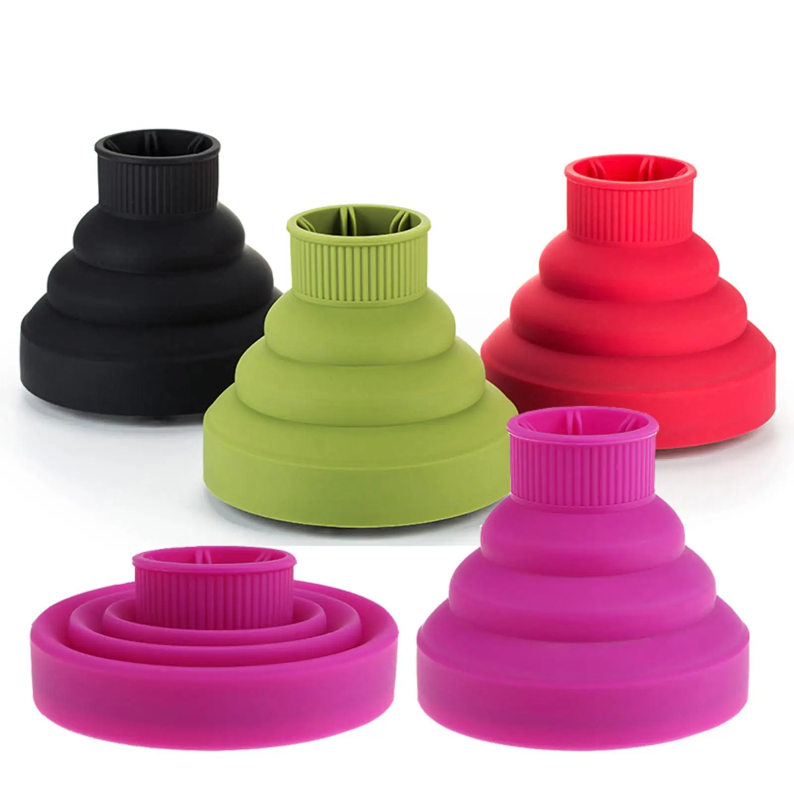 

Soft Silicone Collapsible Hairdryer Diffuser Hairdressing Dryer Blower Hood Hairdresser Tool Telescopic Dryer Hood Hair Drying