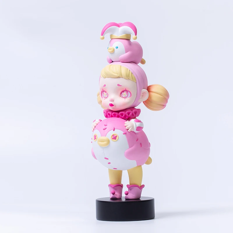 

Cute Laura PUPU joint toy cute toy city art peach doll resin and ABS model gift birthday 18cm gift box indoor decoration