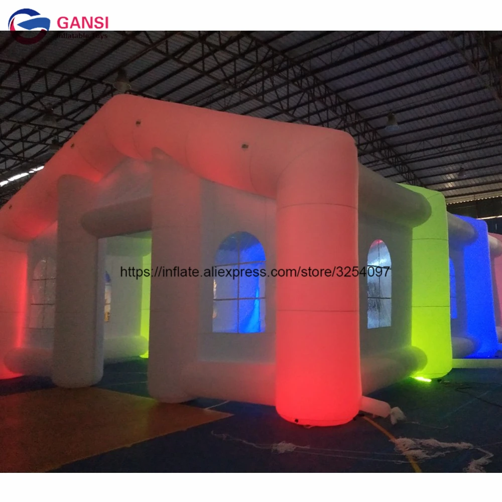 Открытый события надувной тент для вечеринок 600d Оксфорд ткань Свадебный Тент со