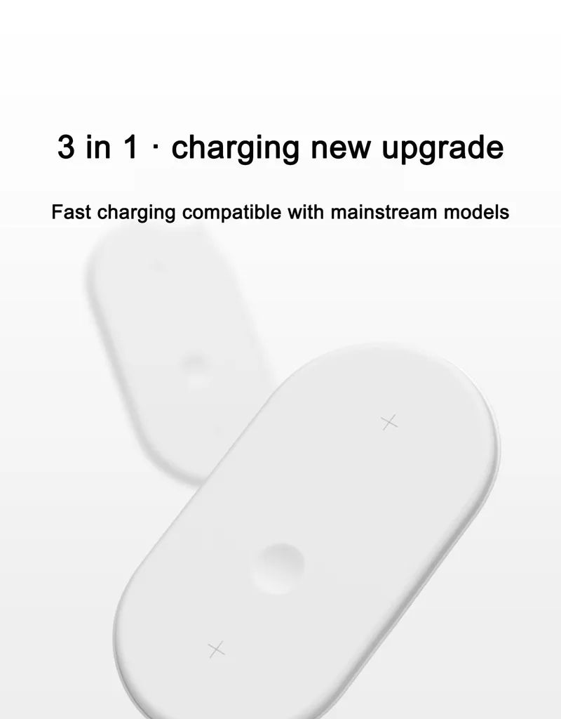 3 в 1 лучшее Беспроводное зарядное устройство для Iphone и Apple Watch 4 Airpods 10 Вт быстрая Беспроводная Накладка для iPhone 11 PRO X XR 8 samsung note 10