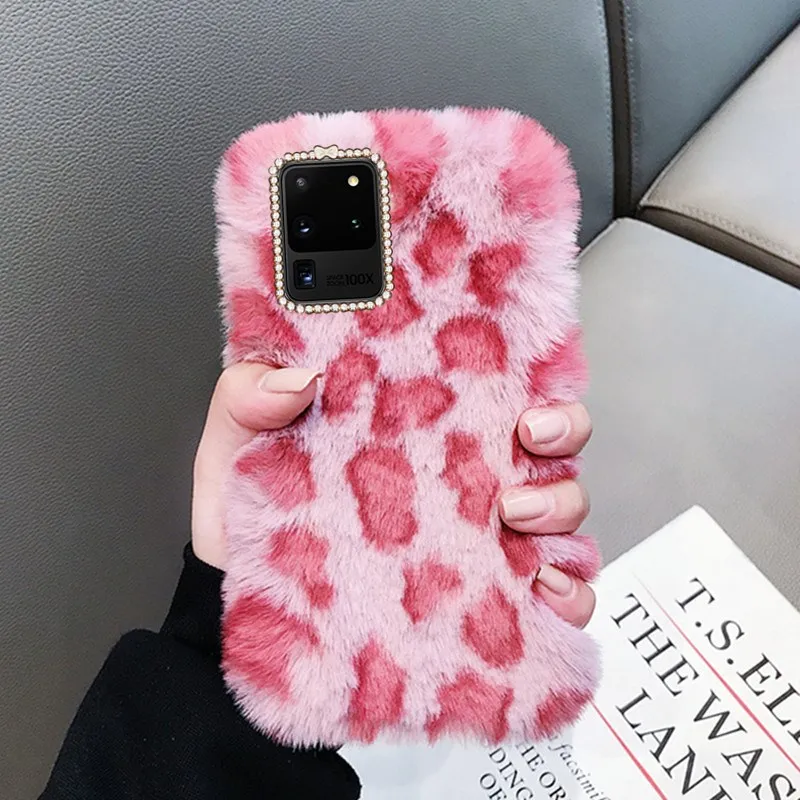 

For Samsung Galaxy A01 M01 Core M01s M31 M31s M51 A31 A41 A51 A71 A21 A21s A11 M11 A10 A30s A50 A20 A40 Case Fluffy Warm Cover
