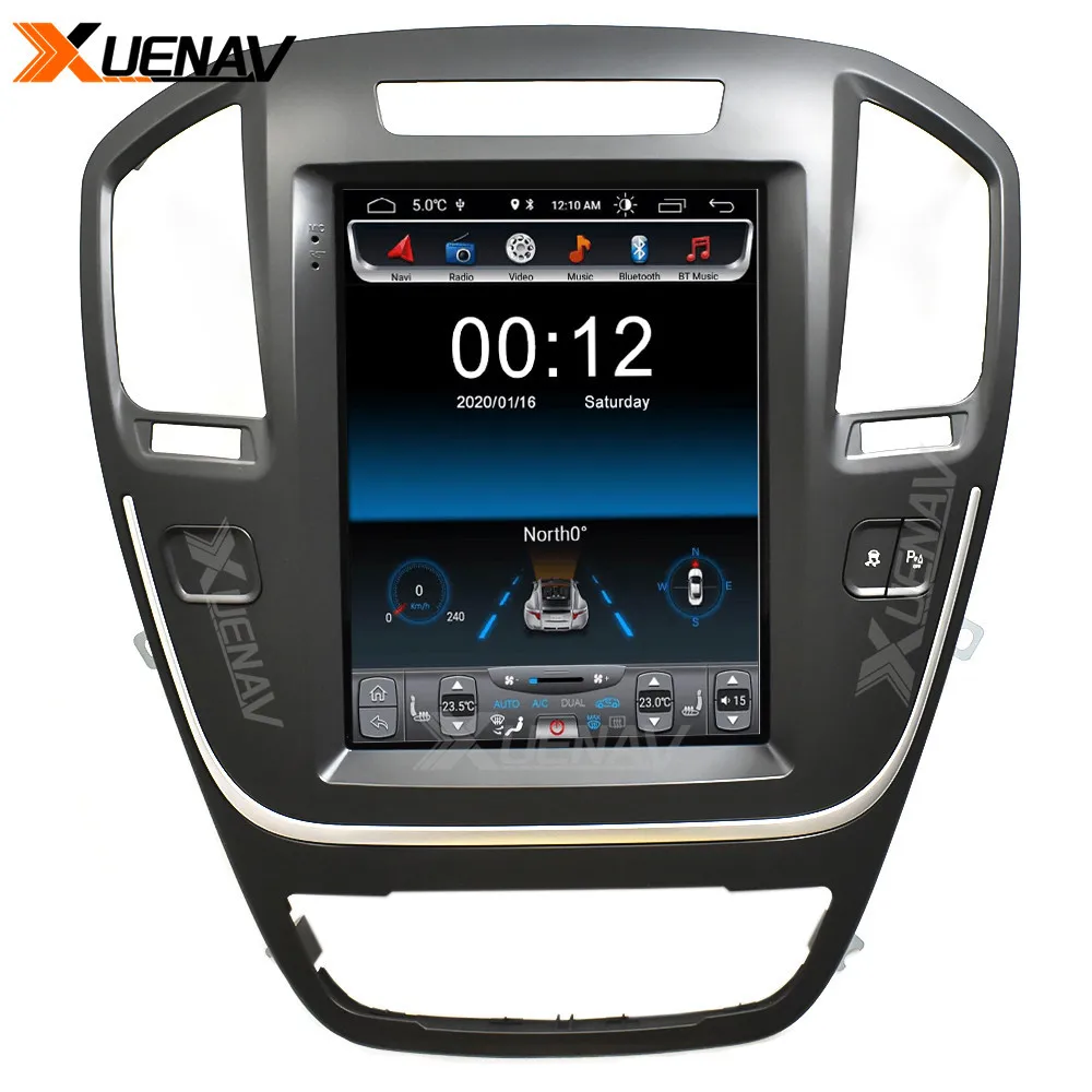 

Capacitive Multi-touch screen For-Buick Regal 2009-2013 car stereo navigation multimedia DSP head unit tesla vertical screen