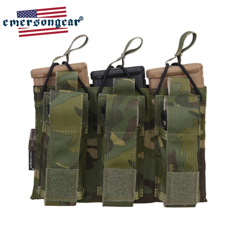 Emersongear тактические тройные Чехлы для журналов M4 5 56 чехол пистолетной винтовки
