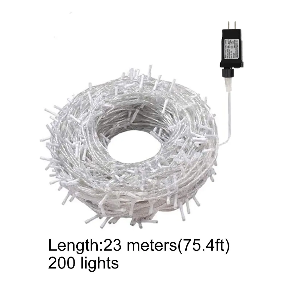 

LED String Lights Waterproof Dimmable Curtain Fairy Lights With Adjustable Lights Modes For Home Party Festival Tree Lights