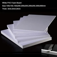 white pvc foam board plastic sheet 100x150150x200200x200200x250200x300mm thick 358mm building model plate diy material