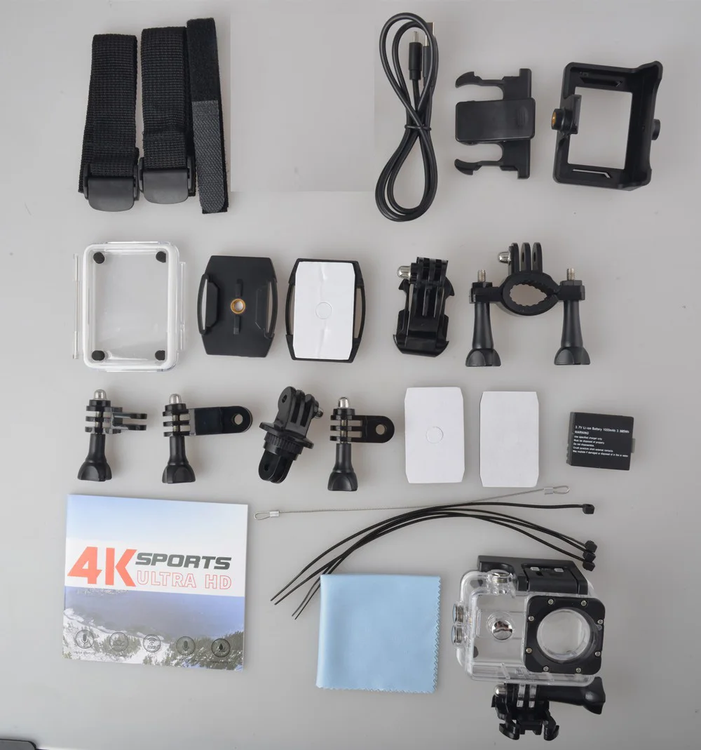 Ультра HD Экшн-камера F68 F68R 4K 24FPS Novatek 96660 для SONY IMX078 объектив дистанционного управления Wifi go Водонепроницаемая 30m pro спортивная камера