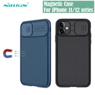 Чехол NILLKIN CamShield Pro для iPhone 11 12 Pro Max, магнитный чехол с защитой камеры из ТПУ, чехол из поликарбоната для iPhone 11 12 Pro Mini