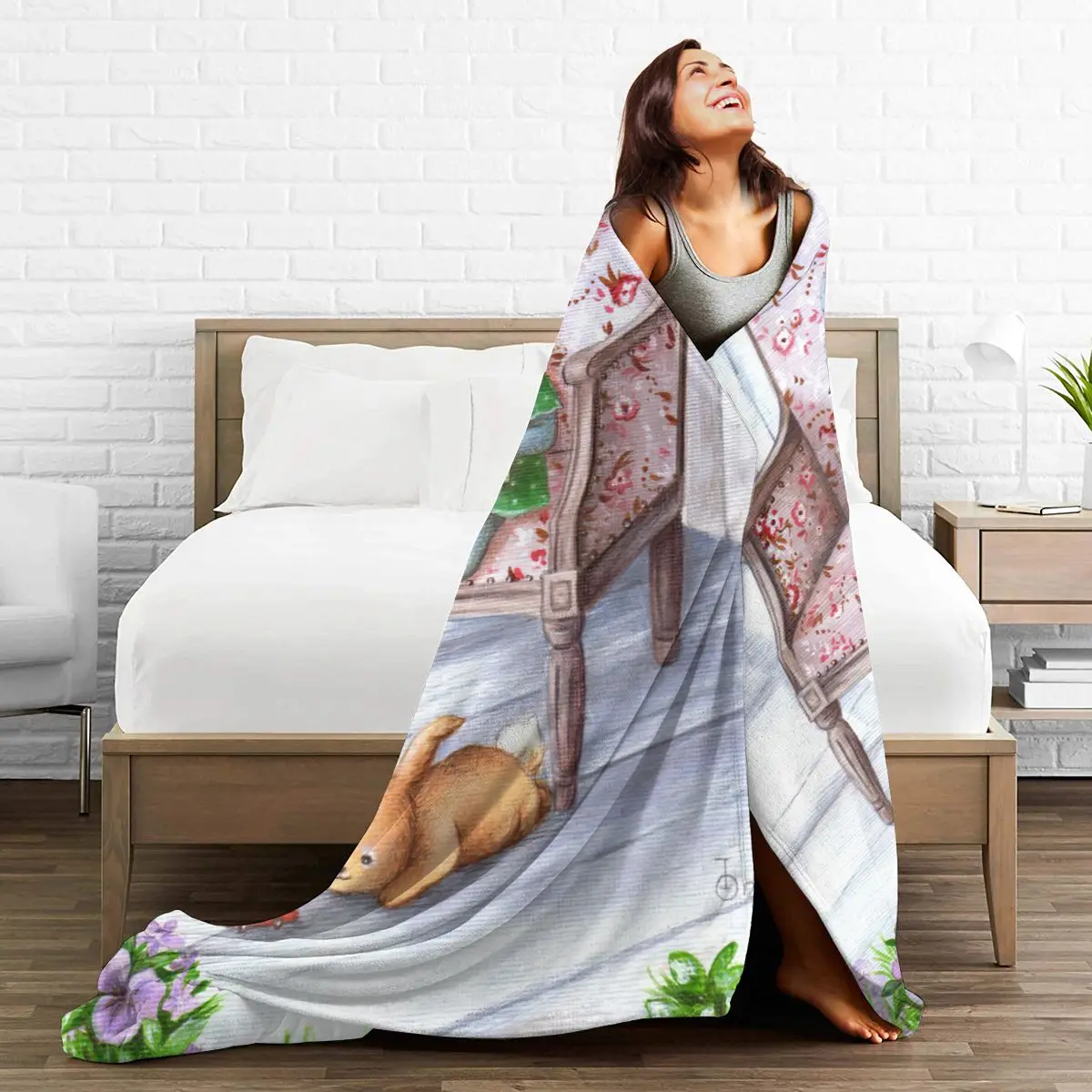 

Ultra Soft Sofa Blanket Cover Blanket Cartoon Cartoon Bedding Flannel plied Sofa Bedroom Decor for Children and Adults 278479987