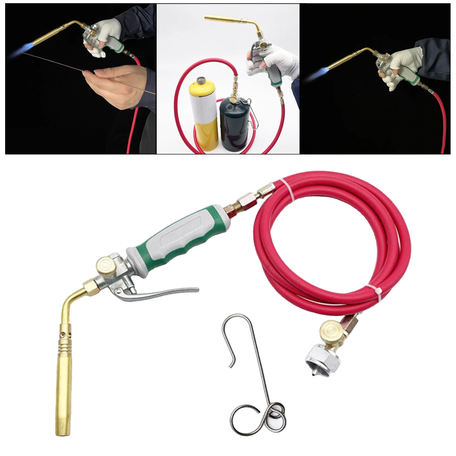Профессиональная газовая горелка MAPP паяльная с пропановым газом 1 6 м шланг для