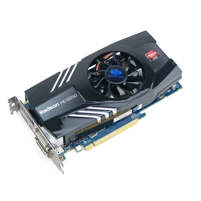 SAPPHIRE HD6850 1 ГБ видеокарты GPU AMD оригинальный Radeon HD 6850 GDDR5 графические карты ПК