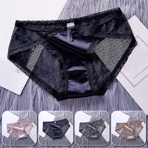 Sexy Women Lace Underwear Spandex Panties Lingerie Breathable Comforting Bow-knot Briefs Under panties Size Sexy Women Lace Underwear Spandex Panties Lingerie Breathable Comforting Bow-knot Briefs Under panties Size