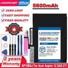 LOSONCOER 5600mAh AP16B4J Аккумулятор для ноутбука Acer Aspire Switch Alpha 12 SA5-271 сменные батареи
