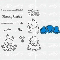 chicken metal cutting dies and stamps scrapbooking stencil for album paper diy gift card decoration embossing dies new