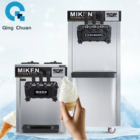 3 flavor soft ice cream machine stainless steel yogurt maker summer hot sale